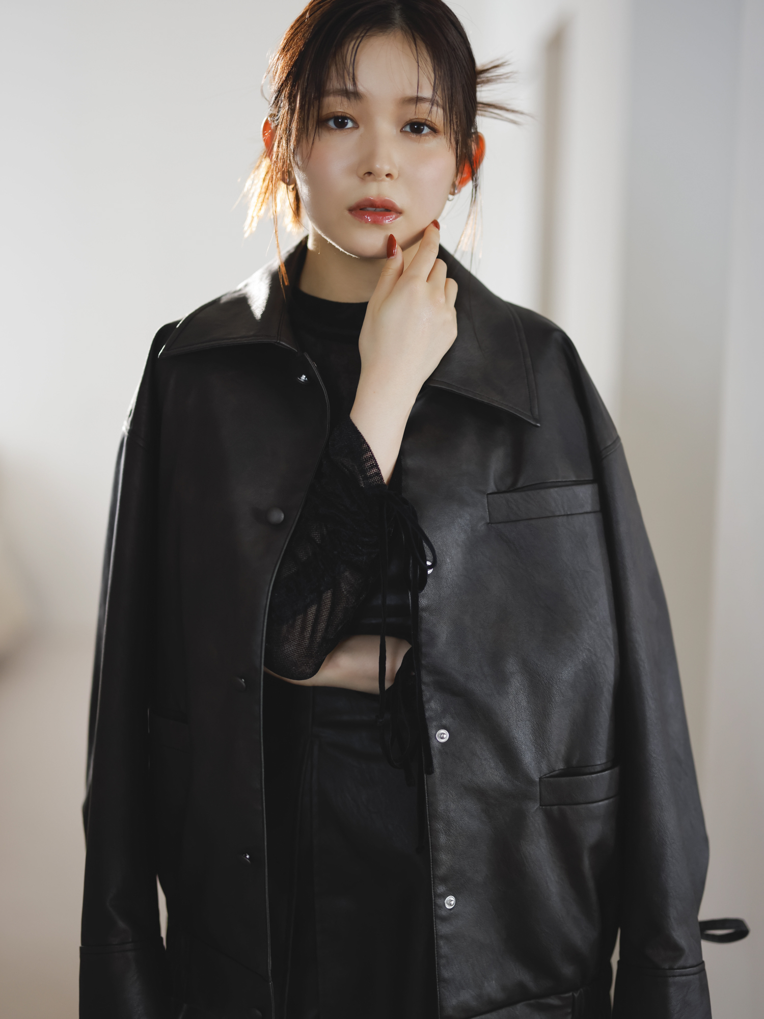 美品✨ LAZZY 高級リアルムートンジャケット 痛ましい ボア 艶感 肉厚  