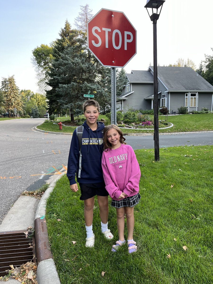 STOP growing up so fast! #PardonThePun #FirstDayOfSchool