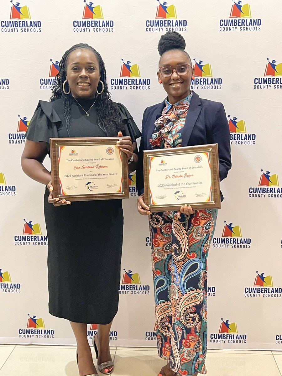 Westover Middle School (@womswildcats) on Twitter photo Congratulations to Our Principal and Assistant Principal for being honored as CCS 24-25 POY Finalist and APOY finalist! <a href="/Elan_Robinson/">Elan Goodman-Robinson</a> <a href="/DrNatashaBrown/">Dr. Natasha Brown</a> <a href="/CumberlandCoSch/">Cumberland County Schools</a> Congratulations to Our Principal and Assistant Principal for being honored as CCS 24-25 POY Finalist and APOY finalist! <a href="/Elan_Robinson/">Elan Goodman-Robinson</a> <a href="/DrNatashaBrown/">Dr. Natasha Brown</a> <a href="/CumberlandCoSch/">Cumberland County Schools</a>