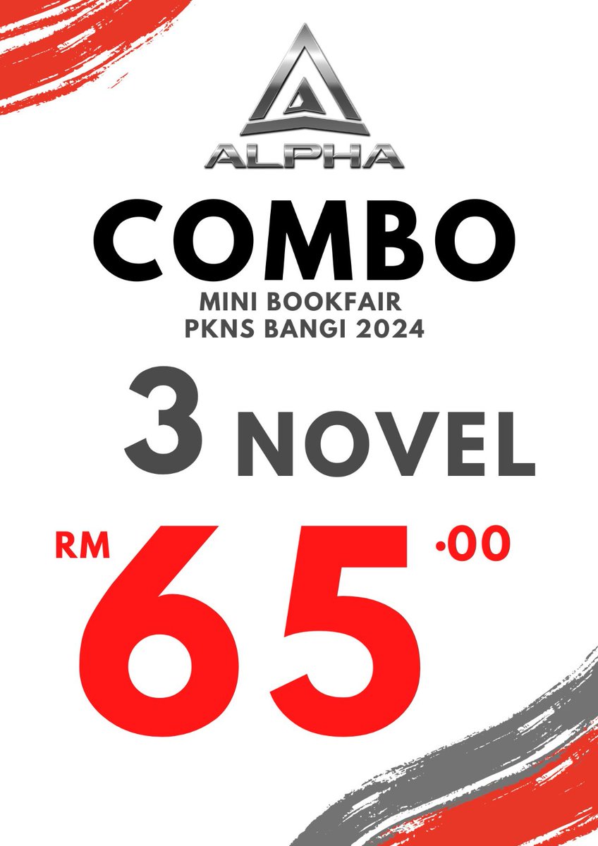 blacxalpha's tweet photo. Promo Kombo 3 MYR65 telah bermula di #minibookfair bertempat di Kompleks PKNS Bangi sehingga 8/9, pada yang jauh boleh dapatkan di Shopee @blacxalpha dengan promo yang sama sehingga 16/9
https://t.co/tBGdhJUhTy https://t.co/e9c1Nnhvyx
