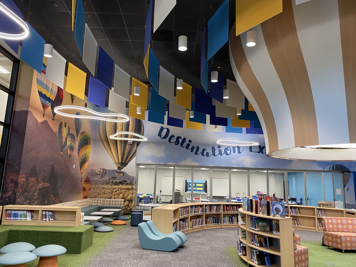 What a beautiful library ⁦<a href="/TISDWEST/">West Elementary</a>⁩ that ⁦<a href="/TISD_Libraries/">tomballisd LIBRARIES</a>⁩ helped set up today! “Teamwork makes the dreamwork,” and I bet those kids will be so excited to see it tomorrow! #destinationexcellence