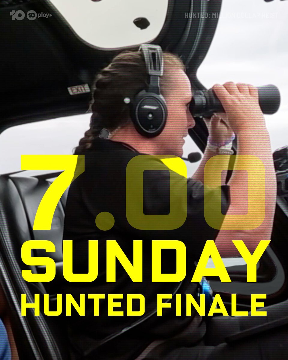 This is not a drill! 🚨 Don't miss the epic finale! 👀

#HuntedAU Million Dollar Heist Finale 💰 7.00 Sunday on <a href="/Channel10AU/">Channel 10</a> and 10 Play
