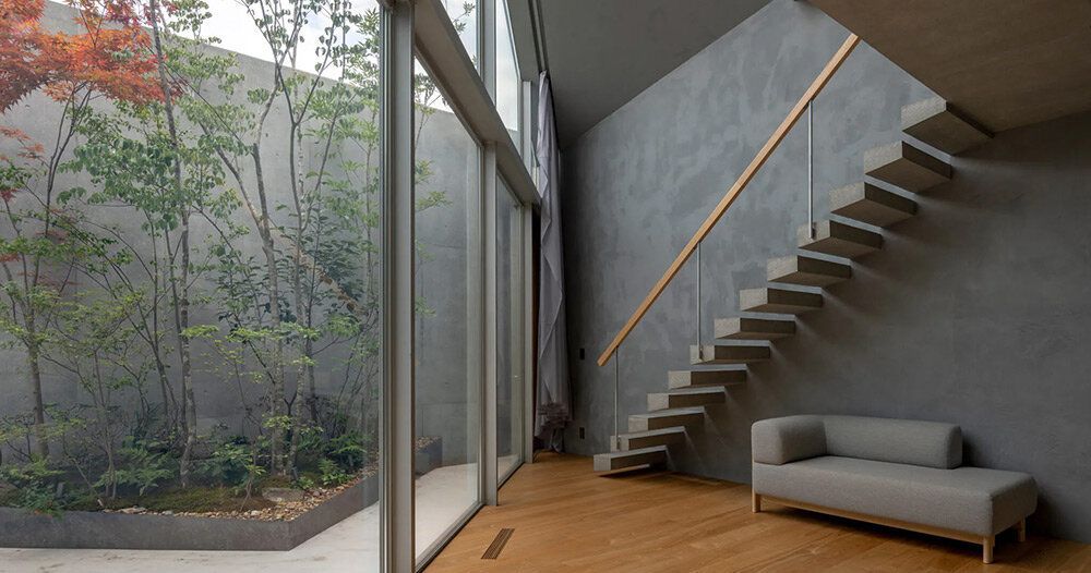 ongriddesign's tweet photo. Discover the beauty of Yuko Nagayama's 'Diagonal House' in Tokyo! This unique design frames nature with its stunning triangular geometry. 🏡✨ #InteriorDesign #Architecture #TokyoDesign #OngridDesign https://t.co/ZwxogoM7ct