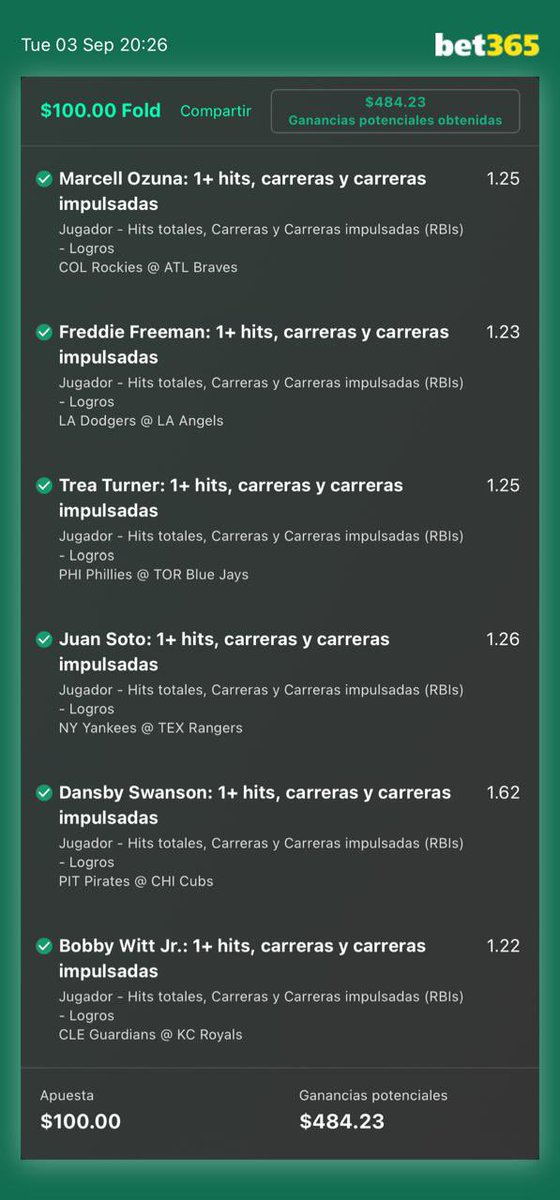 EfrainManzo's tweet photo. @reypeluchemx @betwayMX @betway @MLB Súper lectura del dia, meti todas en un solo ticket 😎 https://t.co/URPP5TK7YD