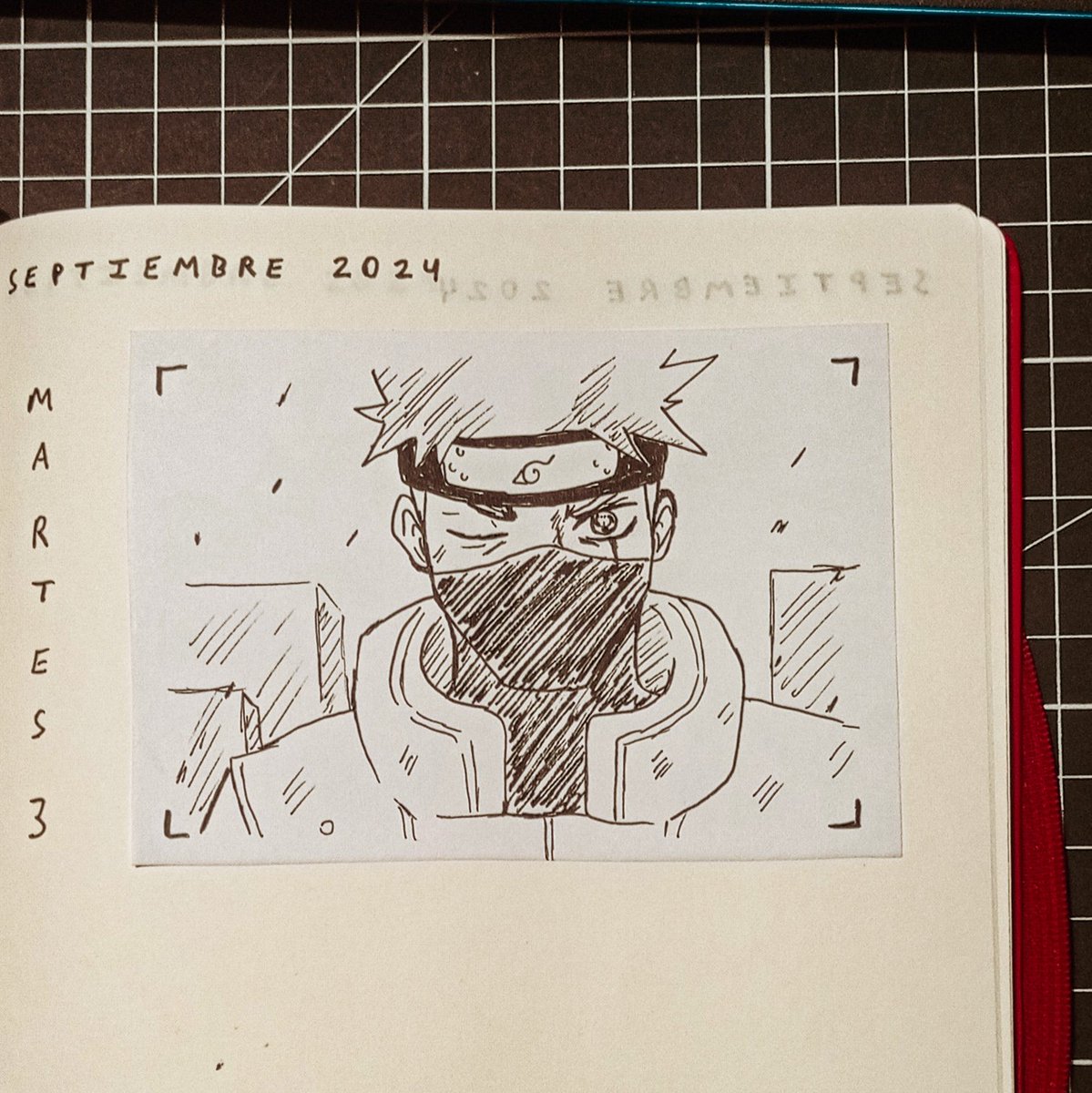 JETLAZ_ST's tweet photo. AVT DÍA 3: KAKASHI (NARUTO)
(DIBUJO DEL 3 DE SEPTIEMBRE DEL 2024)
#artversetraining #avt #jetlaz #arttivestudios #sketchbook #dibujo #drawing #drawingart #bocetos #arte #art #draw #manga #anime #dailysketch #naruto #kakashi https://t.co/zshHi2xnI0