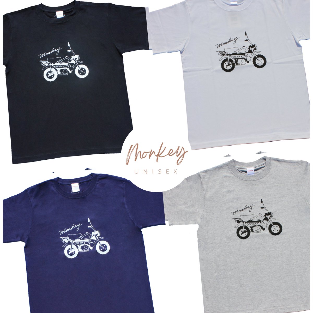 hondasun_1981's tweet photo. ホンダ太陽アパレル品の案内をするっちゃ

要望の多かったMokey/N360シリーズ全色のXLサイズを追加したっちゃ！

お世話になっちょるあん人へ、いつもの感謝を込めてあん人へ、待ちに待った自分用に

伝統の二輪車か、懐かしい四輪車か、あんたはどっちを選ぶっちゃ？

XLサイズはECサイトに追加されちょんけん、すぐにお買い求めできるけんな
https://t.co/8dZ9J3TdeQ

#ホンダ太陽 #障がい者雇用 #大分弁 #ホンダ太陽アパレル #monkey #N360