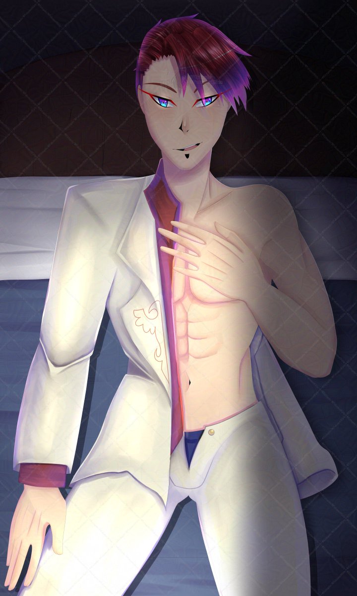Kiringale's tweet photo. [Fan Art]

Wao I'm on a roll 👀 art trade gift for @duokhay  😳 Battler from Umineko~

Been a long time coming due to work/life things but we got it 😎 it was fun drawing a male chara to change things up a bit and slowly improve hehe https://t.co/AkiziOCGxL