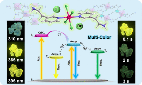 bhkenlo's tweet photo. Halogen Engineering Strategy-Induced Color-Tunable Room Temperature Phosphorescence in Metal–Organic Halides | Inorganic Chemistry https://t.co/6Dpuv31QkW Ma, Li, and co-workers @InorgChem #cadmium #halides #RTP #0D #anticounterfeiting #encryption #MOHs https://t.co/hYIJ4OCExO