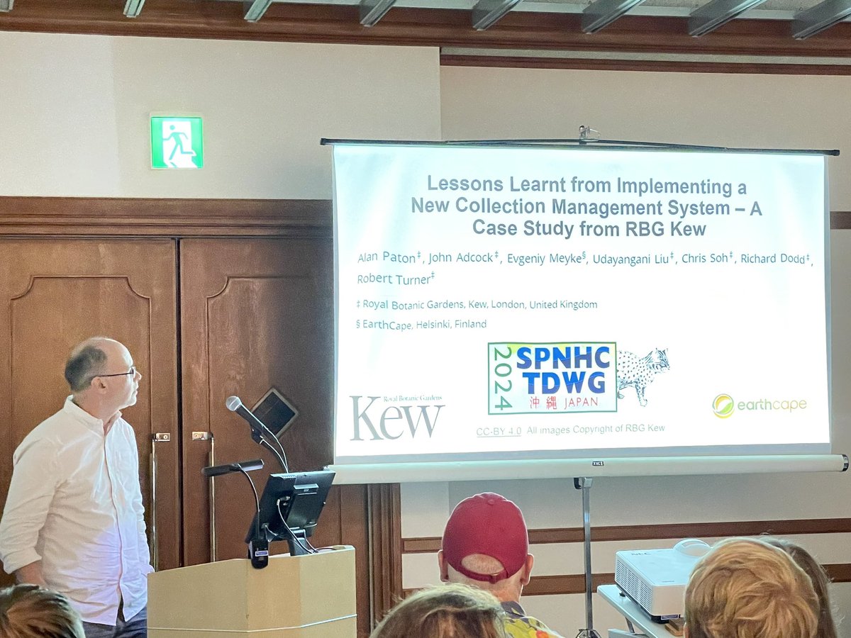 Continuing to follow <a href="/kewgardens/">KewGardens</a> journey to <a href="/EarthCape/">EarthCape</a> as it has been of great benefit to <a href="/NHM_London/">Natural History Museum</a> in their own journey to <a href="/sergroup/">SER Group</a>’s Doxis

Great to hear the lessons learnt from Alan Paton