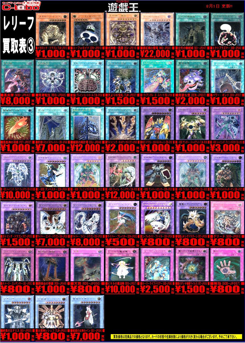 遊戯王 ①ユーフォロイドファイター アルティメットレア レリーフ 