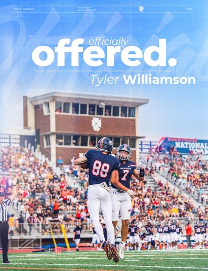 Tyler Williamson (@tylerw1lliamson) on Twitter photo After a great conversation with <a href="/Phil_Nicolaides/">Phil Nicolaides</a> I am honored to receive my first offer from <a href="/MacalesterFB/">Macalester Football</a> football!
<a href="/DomSkene/">Dominick Skene</a> <a href="/mercerislandfb/">MercerIslandFootball</a> <a href="/CoachDjayy/">DJ Mims</a> <a href="/Coach_Artinian/">Kyle Artinian</a> <a href="/BrandonHuffman/">Brandon Huffman</a> <a href="/NickFarman55/">Nick Farman M.S.</a> After a great conversation with <a href="/Phil_Nicolaides/">Phil Nicolaides</a> I am honored to receive my first offer from <a href="/MacalesterFB/">Macalester Football</a> football!
<a href="/DomSkene/">Dominick Skene</a> <a href="/mercerislandfb/">MercerIslandFootball</a> <a href="/CoachDjayy/">DJ Mims</a> <a href="/Coach_Artinian/">Kyle Artinian</a> <a href="/BrandonHuffman/">Brandon Huffman</a> <a href="/NickFarman55/">Nick Farman M.S.</a>