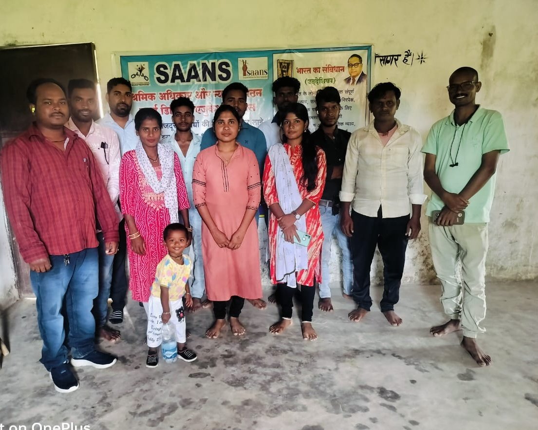 SAANS - Shramik Adhikar Aur Nyay Sangathan tweet media