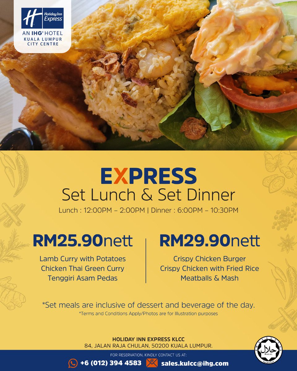 Holiday Inn Express KULCC tweet media