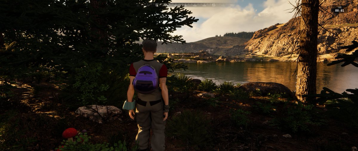 gimpedherogames's tweet photo. Shame this island isn't a small land plot.  Nice view, fishing, and mining just around the corner. @CornucopiasGame https://t.co/PMtlEip1qU