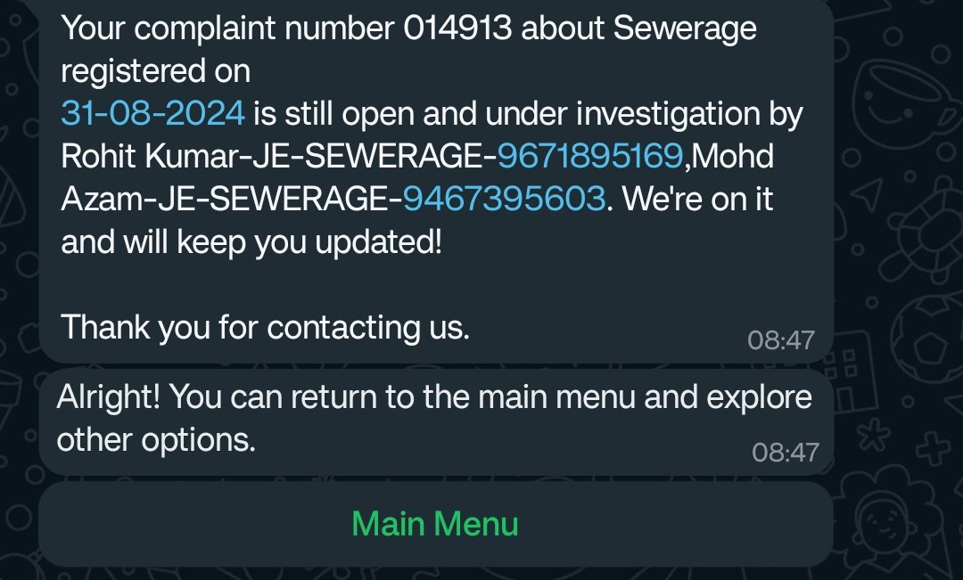 paramsaurabh's tweet photo. @MunCorpGurugram 

Sewerage is blocked in sector 4, i have been trying to chase these people who are paying no heed to it. Just random dates, no solution. The water is clogged and stinking. When will this be resolved? https://t.co/g8S8VfS4On