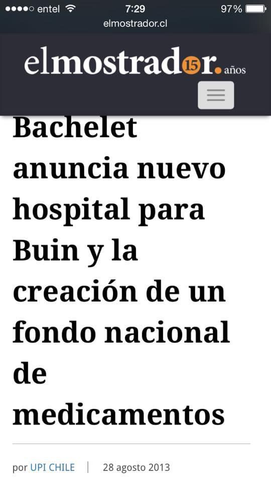 pipeojeda's tweet photo. Hace 11 años atrás, el hospital está en construcción y el fondo de medicamentos…???
Este es un fiel ejemplo de la rapidez y cumplimiento de los anuncios presidenciales.@mbachelet @evelynmatthei @joseantoniokast @ministeriosalud @GobiernodeChile https://t.co/jFOZHZEqiU