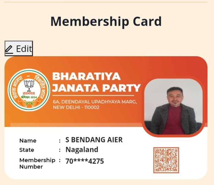 It's a privilege to be a proud member of BJP. 
Come let's walk together...