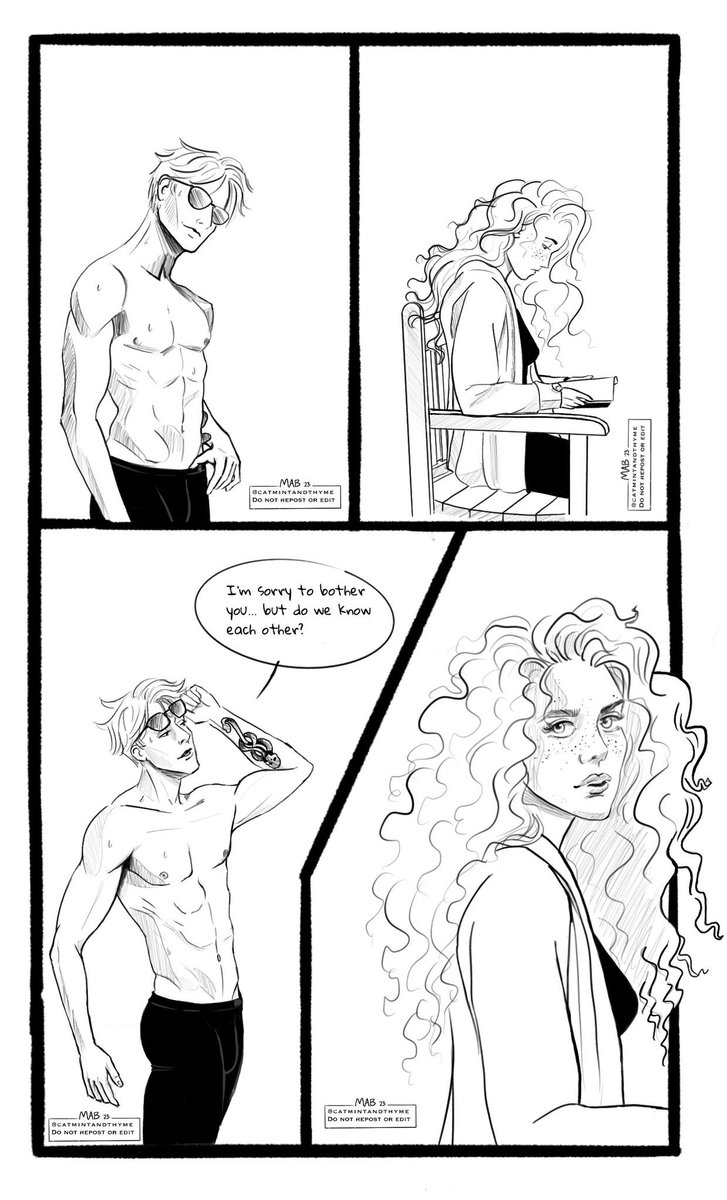 Dual obliviation dramione au /they re-meet in the muggle world/ongoing story for dramione month

Day 1: obliviate

“You know how in some movies the characters will meet for the first time, &amp; it’s like there’s some instant connection between them?”

“You mean love at first sight?”