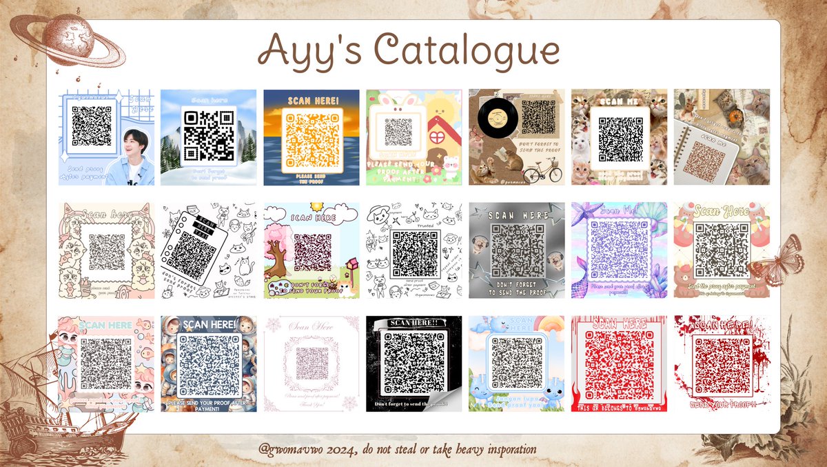 Open edit qr/qris deco start 4-8k ajaaa. Udah free ubah pettern sama kasi wm/usn di tengah barcode
#zonauang 43