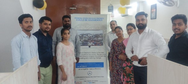 teachindiatoi's tweet photo. Teach India extends our heartfelt thanks to VR Insurance for participating in our e-waste awareness drive!Your proactive approach to environmental responsibility shows that protecting our planet is as crucial as securing our future.Let’s work towards a cleaner,greener world! https://t.co/rm4dr5ykOM
