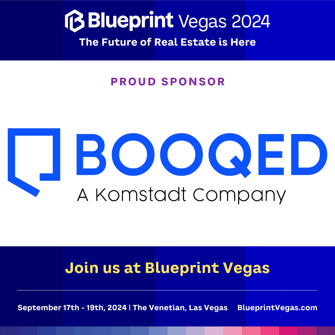 KomstadtSystems's tweet photo. BOOQED (A Komstadt Company) is excited to sponsor @goblueprint Vegas, Sep 17-19, 2024 at The Venetian. #Blueprint2024 is the premier gathering of industry leaders, innovators, and investors in #retech &amp; #contech! Join us at a discounted rate at https://t.co/DmnPGVrJp1 https://t.co/GRsDP4BBR3