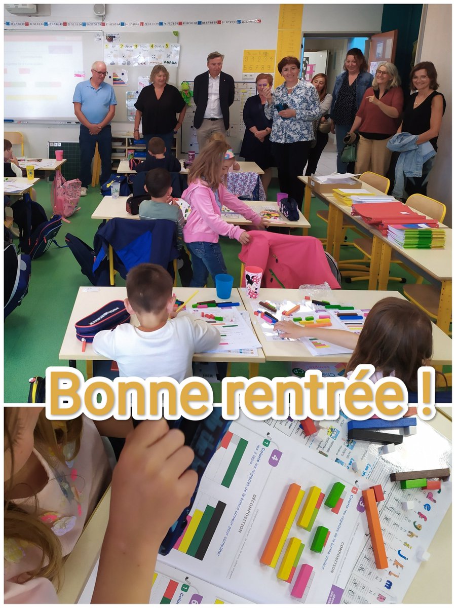 🟨Excellente rentrée à tous les élèves, enseignants, aesh, ATSEM, services civiques, personnels municipaux
🟨 Visite de <a href="/didierlegac/">LE GAC Didier</a>, député et de l'équipe de circonscription de Brest Iroise  <a href="/STEFANELLICath2/">STEFANELLI Catherine</a>  <a href="/acrennes/">Académie de Rennes</a> à l'école du "petit bois" à Plouguin