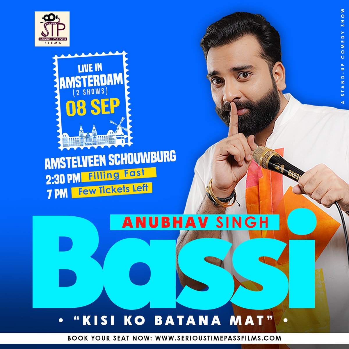 ZeppelinEU's tweet image. Amsterdam, the countdown is on! 
Just four days left until @bas_kar_bassi brings his side-splitting comedy to Amstelveen!😂🤪
.
📅08th Sep
📍 Amstelveen Schouwburg
🎟Book Your Seat serioustimepassfilms.com
.
Tag your friends and create unforgettable memories.