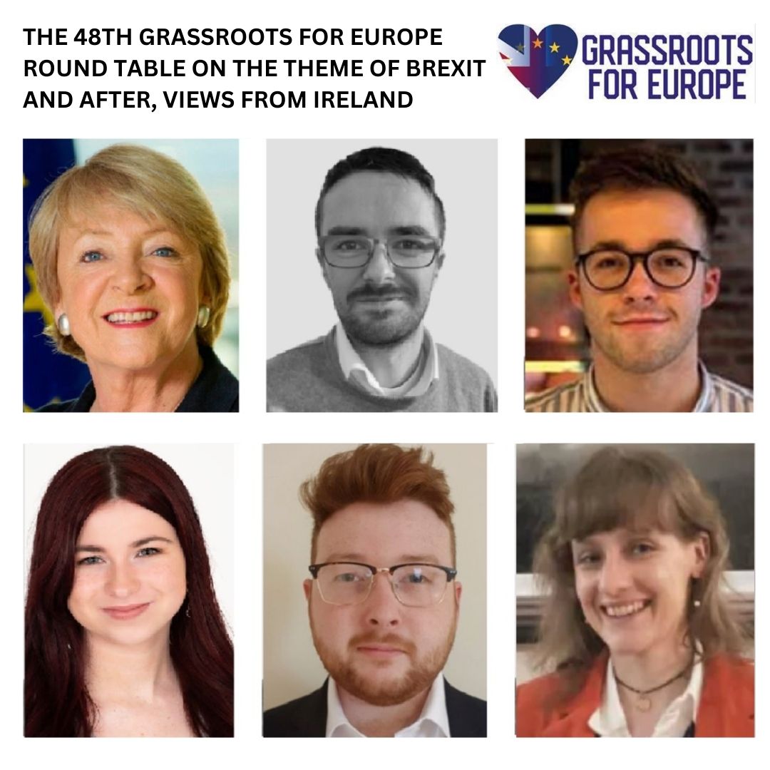 Young European Movement UK (@youngeuromove) on Twitter photo Please join YEM's Head of Finance, Tommy Mohanan and our Head of Policy & Political Engagement, Leah Rea at the 48th Grassroots for Europe Roundtable on the theme of 'Brexit and After, views from Ireland'. <a href="/grassrootsEU/">Grassroots for Europe 🇬🇧🇪🇺🇺🇦🎩</a>
Tuesday 10th September, 5-6:30pm BST on Zoom.
RSVP: Please join YEM's Head of Finance, Tommy Mohanan and our Head of Policy & Political Engagement, Leah Rea at the 48th Grassroots for Europe Roundtable on the theme of 'Brexit and After, views from Ireland'. <a href="/grassrootsEU/">Grassroots for Europe 🇬🇧🇪🇺🇺🇦🎩</a>
Tuesday 10th September, 5-6:30pm BST on Zoom.
RSVP: