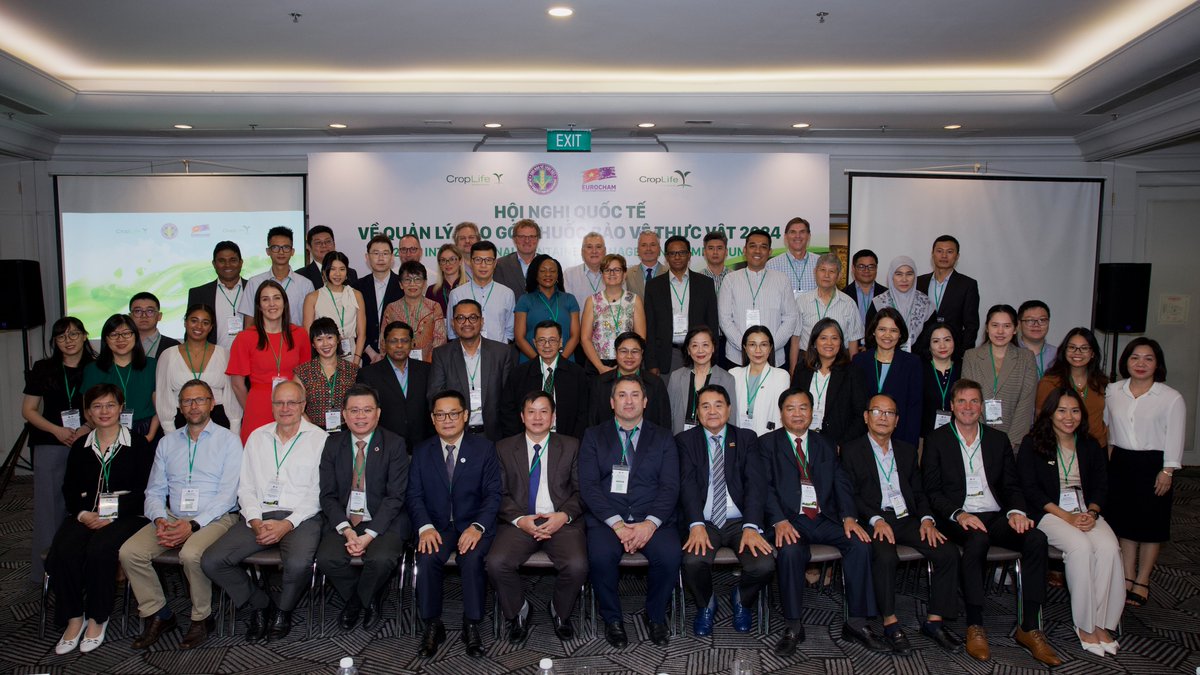 CropLifeAsia's tweet image. The 2024 International Container Management Symposium (#CMS2024) has officially kicked off today in #Vietnam, bringing together &amp;gt;70 experts to discuss sustainable #containermanagement for the #plantscience industry. Read more here: croplifeasia.org/2024/09/global…