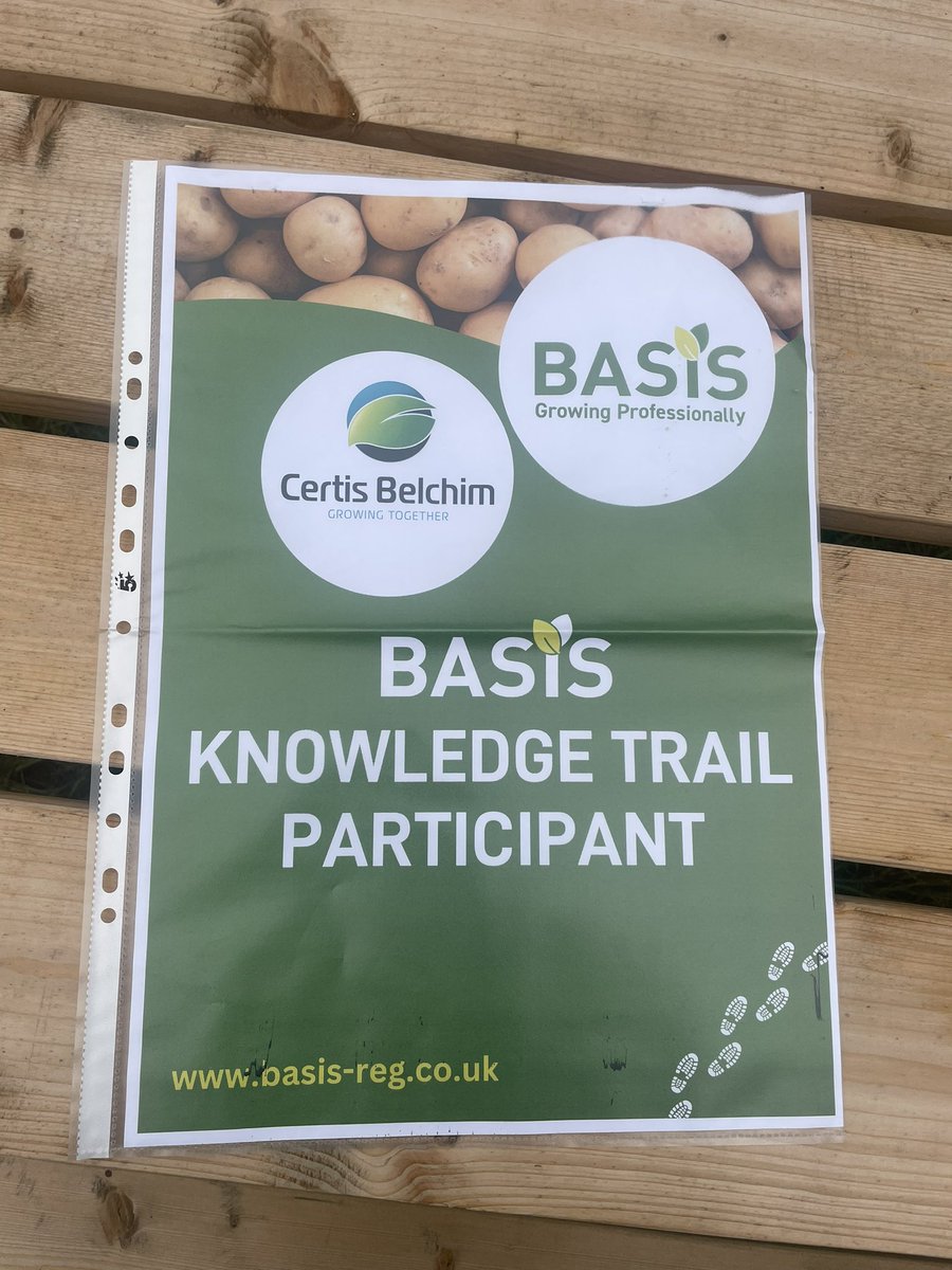 certis_belchim's tweet image. We’re part of the @BASISRegLtd trail @PotatoDaysUK. Visit us on stand to take part 
#BasisPoints #Potatogrowers #potatoes