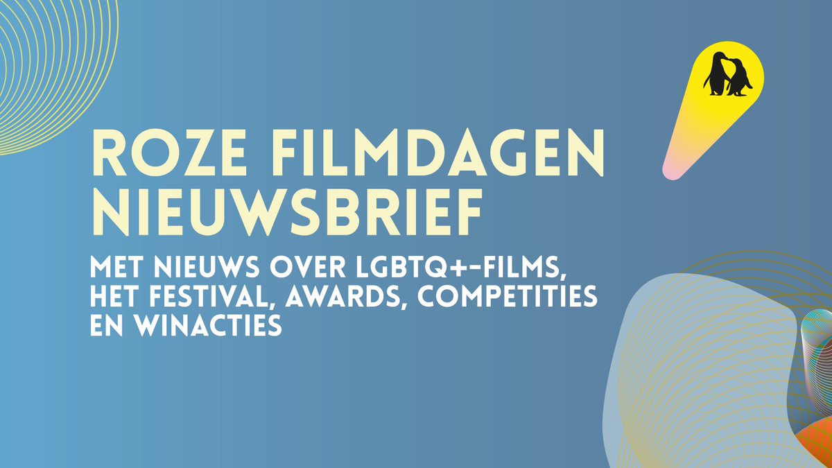 Meld je nu aan voor de Roze Filmdagen nieuwsbrief via: lnkd.in/d9W9_PT5

Met het laatste nieuws over de 28e editie van het festival van 19 t/m 30 maart 2025, LGBTQ+-films, awards en competities!