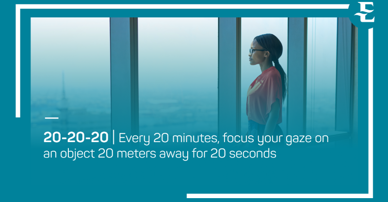 ESTEVEglobal's tweet photo. Do you spend many hours in front of a screen? Constant exposure to screens can cause eye strain. Taking the necessary steps to relieve dryness and pain is the first step. 
 
@aao_ophth 
 
#VisualHealth #ScreenTime #WorkplaceWellbeing #ESTEVE