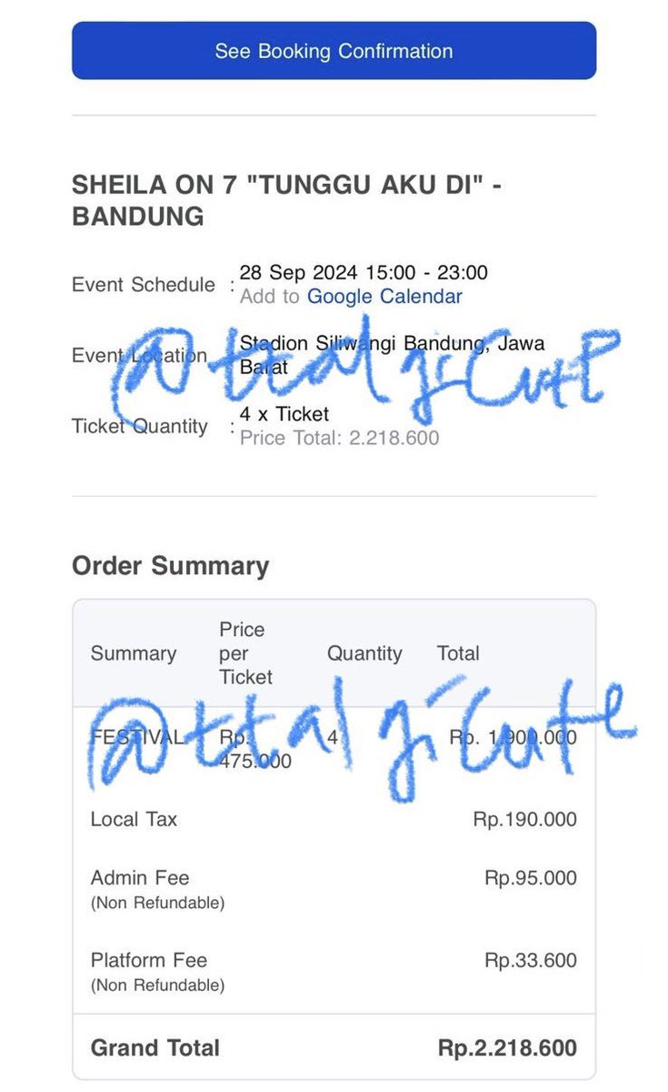 spieety's tweet photo. WTS / SELL / JUAL TIKET SHEILA ON 7 TUNGGU AKU DI BANDUNG 

- CAT 1 2 tiket
- FESTIVAL 2 tiket
- Price DI DM AJA YAAA 

bisa take satuan/take all 

.t wtb wts wtt so7 BDG S
#so7medan #sheilaon7 https://t.co/51PPfJaYAu