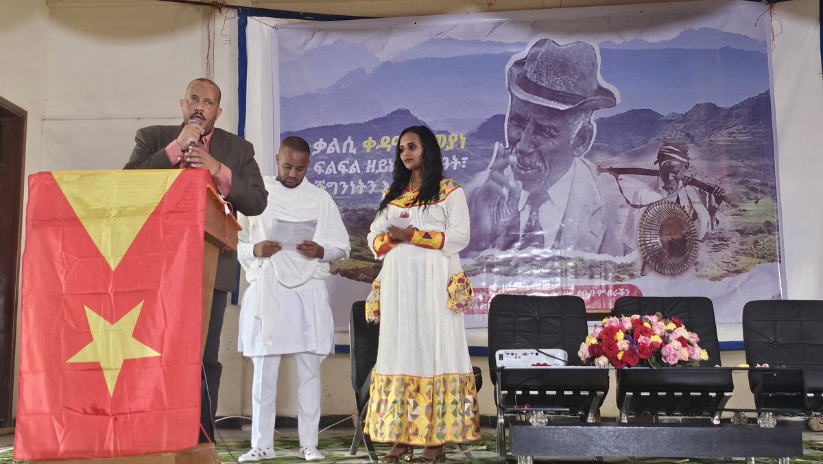 ProfKindeya's tweet photo. "ቃልሲ ቀዳማይ ወያነ ፍልፍል ዘይነፅፍ ፅንዓት፣ ጀግንነትን እንቢታን" ብዝብል መልእኽቲ መበል 81 ዓመት ዝኽሪ ቀዳማይ ወያነ ብ @reda_getachew ተኸፊቱ።  ዮሓንስ ገብረስላሰ፣ ሓዱሽ ረዳ፣ ሙሉወርቅ ኪዳነማርያምን ብዙነህ ኣስፋው ብጣዕሚ መሳጣይን መምሃራይ መመያጢ ሓሳባት ኣቕሪቦም ተዛቲና። ዘለኣለማዊ ኽብሪ ንጀጋኑና!!