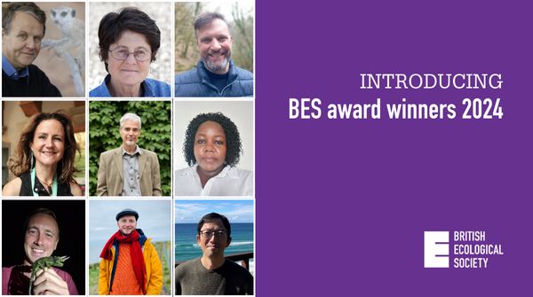We are thrilled to announce the winners of the 2024 BES Awards, celebrating the work of nine distinguished ecologists!👏 Meet our winners 
buff.ly/4eau05L

#BESAwards2024