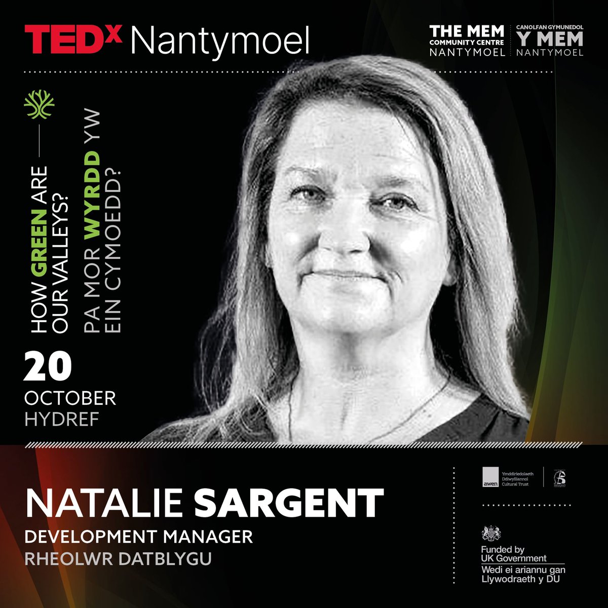 TEDxNantymoel (@tedxnantymoel) on Twitter photo Natalie Sargent is Development Manager for <a href="/CoalfieldsRegen/">Coalfields Regeneration Trust</a>, and over the last 10 years a large focus of her role has been to support communities to safeguard community assets within the former Coalfield areas. ted.com/tedx/events/57…
Thank you to @awen_wales for their support! Natalie Sargent is Development Manager for <a href="/CoalfieldsRegen/">Coalfields Regeneration Trust</a>, and over the last 10 years a large focus of her role has been to support communities to safeguard community assets within the former Coalfield areas. ted.com/tedx/events/57…
Thank you to @awen_wales for their support!