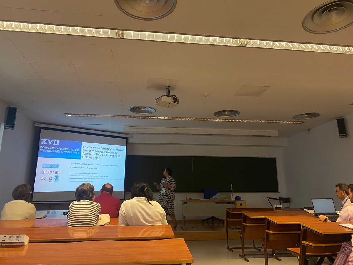 Nanotechnology on Surfaces and Plasma Group (@nanoonsurf) on Twitter photo ☀ We have not stopped in summer
🗣️We have presented results at several conferences
#CNMAT
⚡️Studies on surface modification of Titanium porous implants by functional PVD oxide coatings at Oblique angle by <a href="/VandaGodinho1/">Vanda Godinho</a> ☀ We have not stopped in summer
🗣️We have presented results at several conferences
#CNMAT
⚡️Studies on surface modification of Titanium porous implants by functional PVD oxide coatings at Oblique angle by <a href="/VandaGodinho1/">Vanda Godinho</a>
