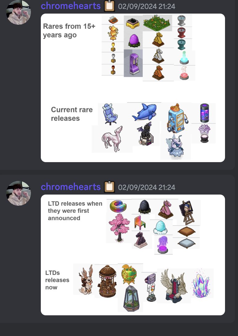 The state of your game <a href="/Muumiopappa/">Muumiopappa</a> <a href="/Habbo/">Habbo</a> 

When will you begin listening to the community and release what we ask for?

Both the main game and collectibles community are FED UP of poor releases

#Habbo