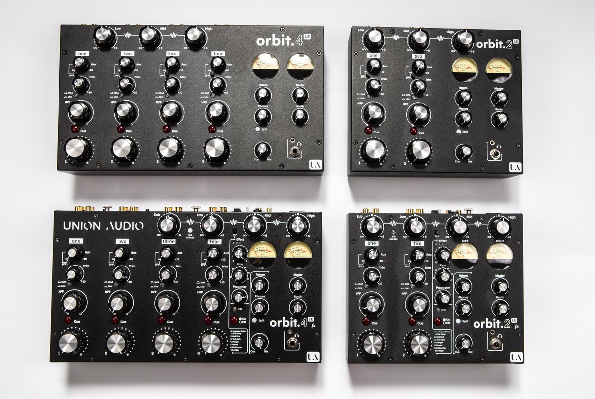 We are more than a little excited to announce our new range of Union Audio orbit.LE rotary mixers! unionaudio.co.uk
