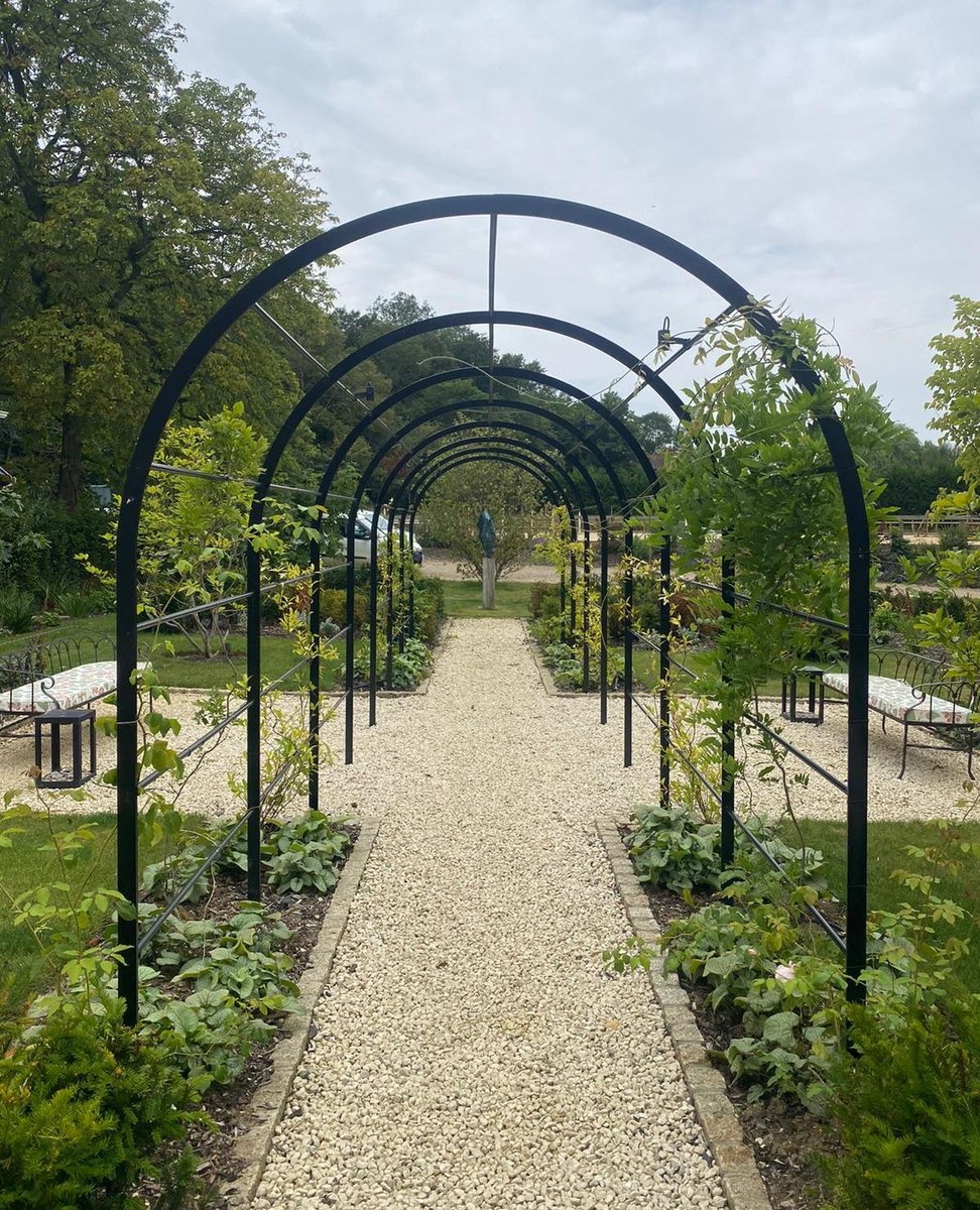 ttc_ironwork's tweet photo. So lovely to be back in Hampshire and see how our rose arch is now looking.
Our rose arches are handmade to your bespoke requirements and can either be installed by one of our teams or sent directly to you.
#rosearch
#steelarch
#roses
#gardendesign
#thetraditionalco https://t.co/5I4yTreXvo