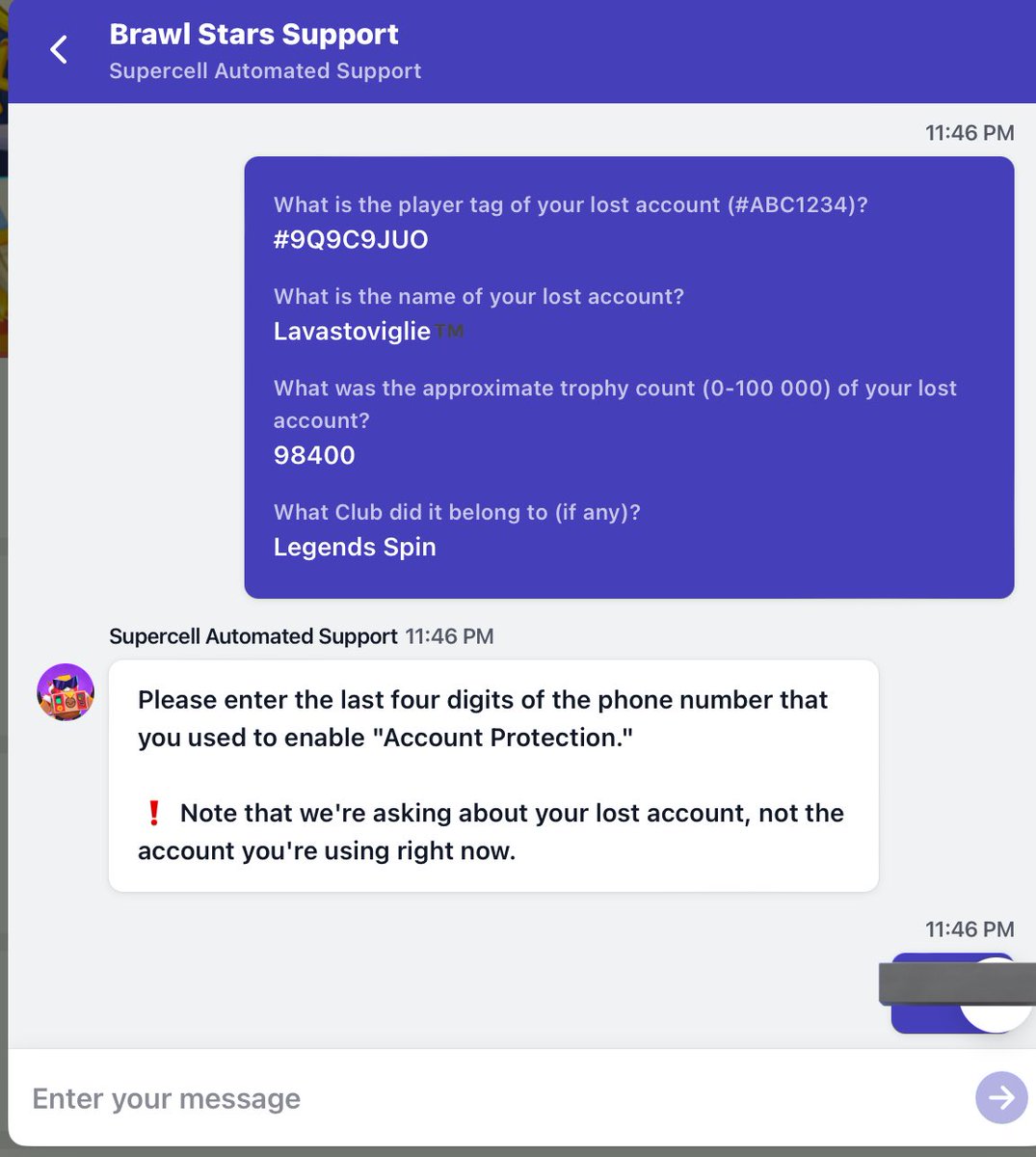 My 100k account has been hacked. The assistance keep asking me to give them the recovery codes that obv dont work bc the hacker changed the phone number. I just want to demonstrate that i’m the owner <a href="/Dani_Supercell/">Dani</a> <a href="/FTMKeienburg/">Sabbatical | Frank™ KEIENBURG 🏳️‍🌈</a>