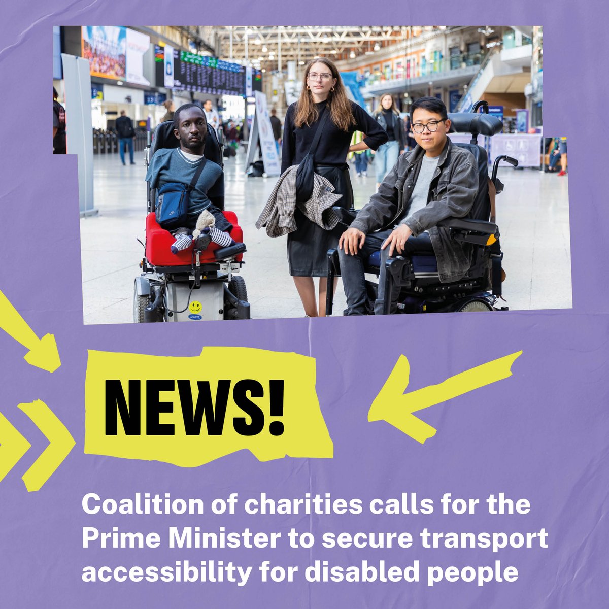 A coalition of disabled people's charities and passenger organisations have written to the Prime Minister, urging him to take four simple steps to make UK transport systems more accessible. Find out what they are, and read the letter in full
transportforall.org.uk/news/charities…