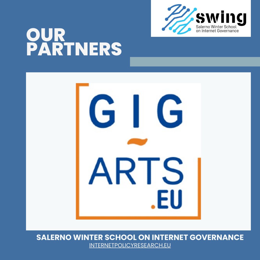 #MeetOurPartners! The Salerno Winter School on #InternetGovernance boasts numerous national and international collaborations with leading institutions, organizations and agencies in the field.  

Learn More and Apply at: internetpolicyresearch.eu/swing-2025

<a href="/GigArtsEU/">GigArtsEU</a>