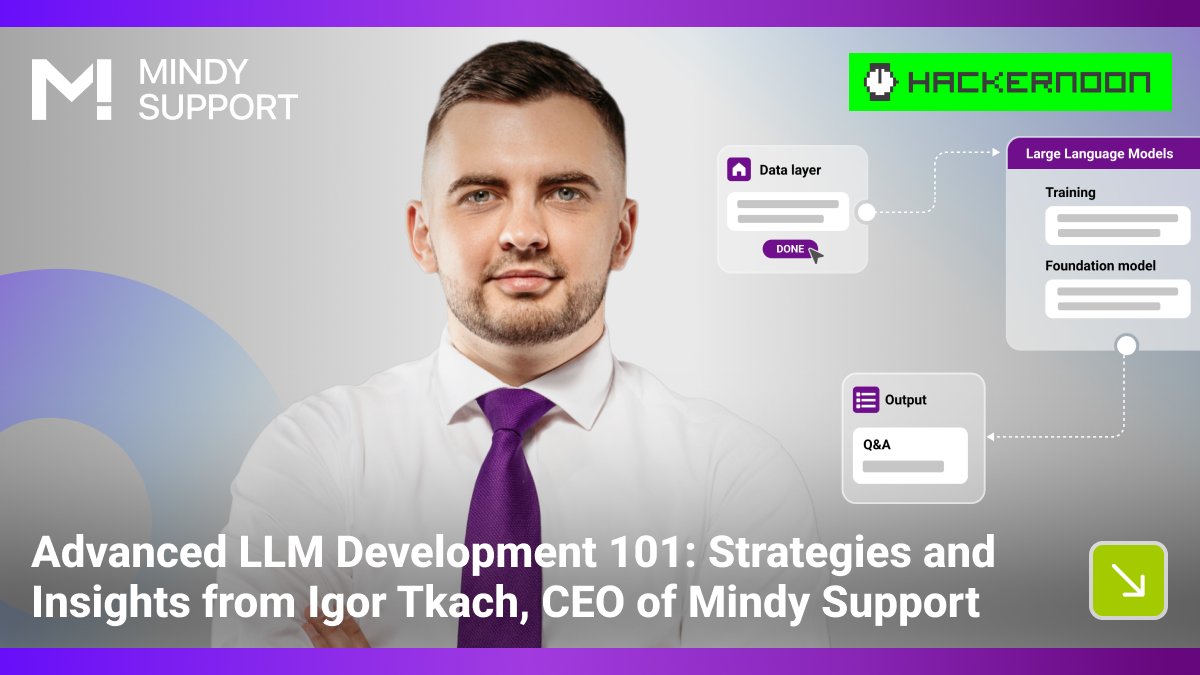 HackerNoon | Learn Any Technology (@hackernoon) on Twitter photo 🔥 Unlock the potential of your #AI projects with insights on advanced LLM development from <a href="/MindySupport/">Mindy Support</a> CEO.
hackernoon.com/advanced-llm-d…
#AI #LanguageModels #Innovation 🔥 Unlock the potential of your #AI projects with insights on advanced LLM development from <a href="/MindySupport/">Mindy Support</a> CEO.
hackernoon.com/advanced-llm-d…
#AI #LanguageModels #Innovation