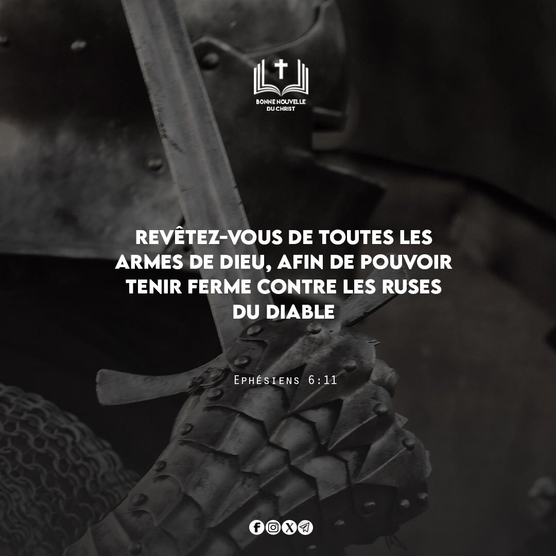Bonne_Nouv's tweet photo. Bonne Journée en Jésus Christ
#BonneNouvelleDuChrist #Mercredi #Septembre #Prière #Jésus_Christ #Fils_de_Dieu #Force #Armure #Puissance https://t.co/mddRT5irkB