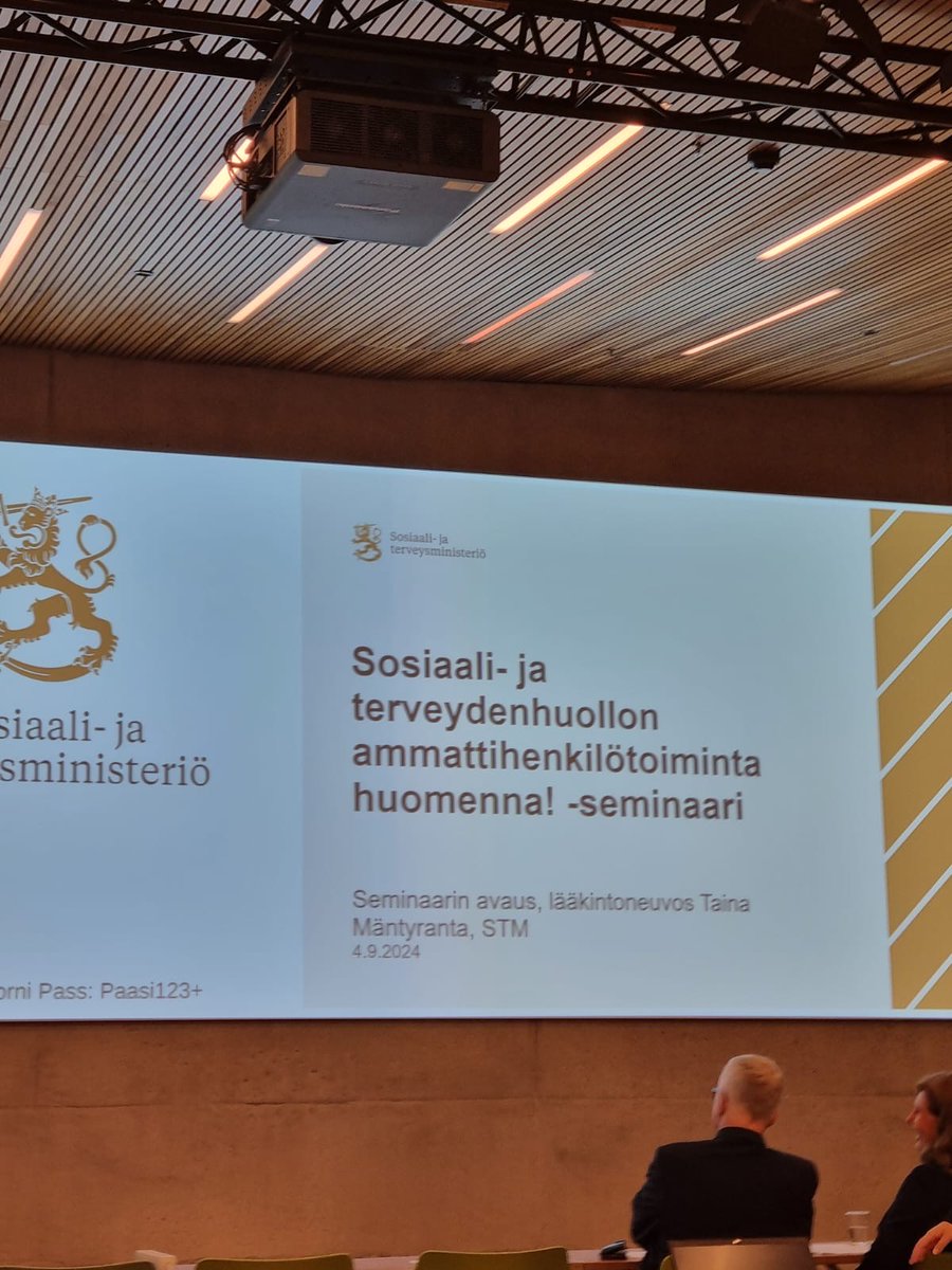 Tänään ohjelmassa sote-ammattihenkilölainuudistuksen starttisemma. #SoteAML
