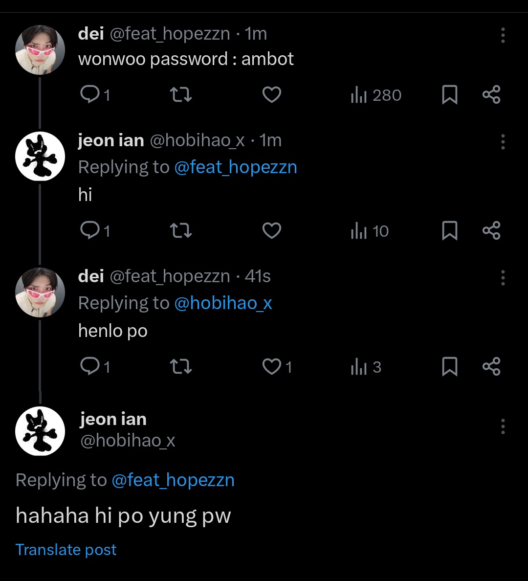 NAKAKAHIYA POTANGINA TIGILAN MO NA KASI YANG PA PASSWORD MO WONWOO