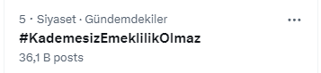 Günaydın Emadder ailesi #KademesizEmeklilikOlmaz demeye devam ediyoruz.
Çünkü Emeklilikte Adalet Şart.
Emeklilikte Eşitlik Şart.