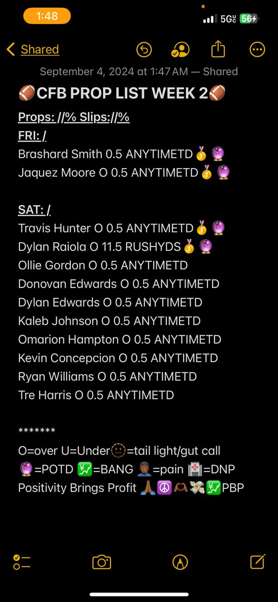 vReyyzz's tweet image. 🏈NFL WEEK 1+CFB WEEK 2 LISTS🏈

SLEEPER O 1.5 FGM LOTTO HERE 🎰

PAIRS IN ORDER. M&amp;amp;M FOR BEST PROF🤝🏾LET’S BE GREEN SEE GREEN LA FAMILIA🤑🧌

Positivity Brings Profit 🙏🏾☮️🫶🏾💸💹
#PBP🔮 #BaneSquad #SleeperPicks #POTD #GamblingTwitter #HottyToddy🔴🔵🦈 #LGM #Saints #Rey