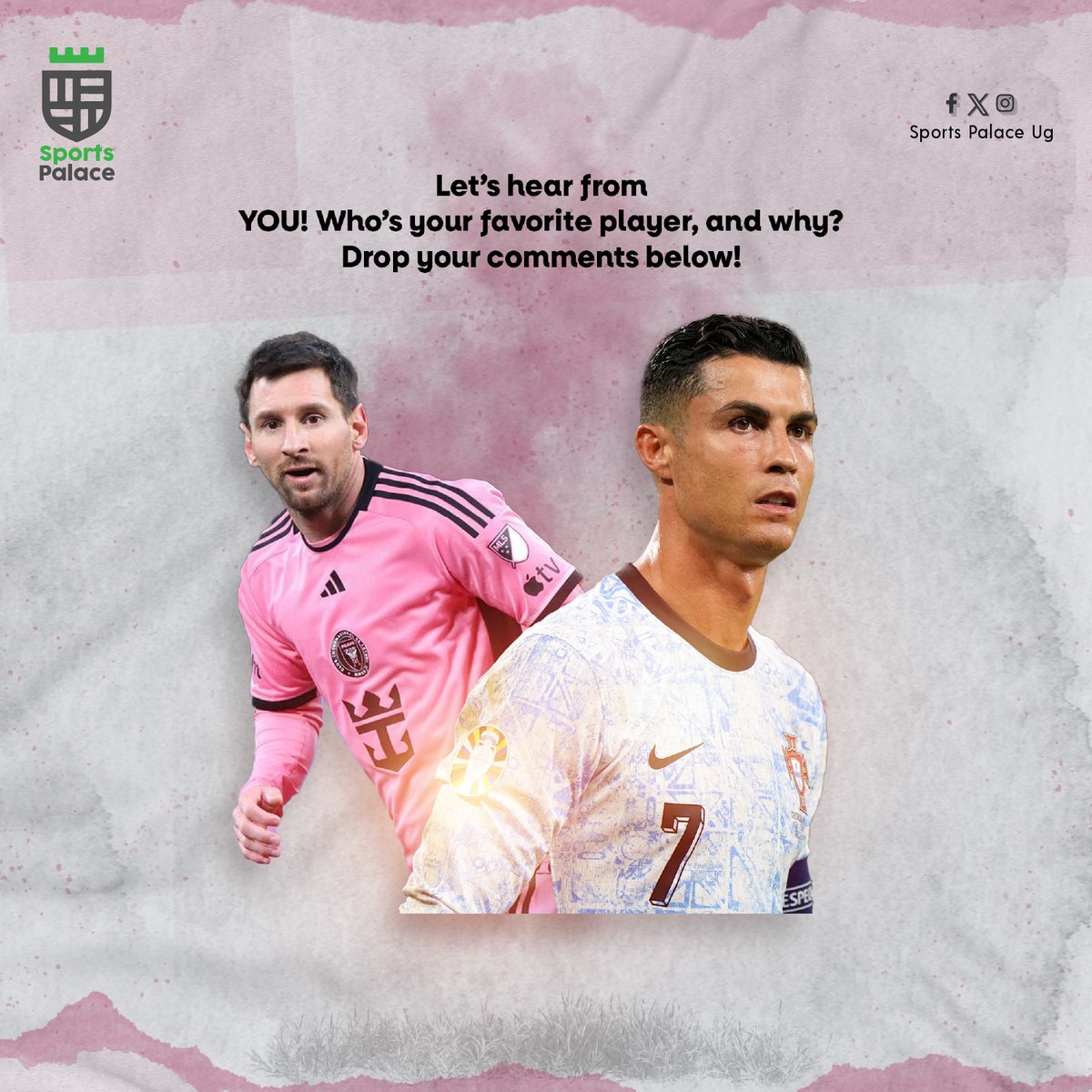 SportsPalace2's tweet image. Who&apos;s your favorite athlete? Share your thoughts and let&apos;s discuss! ⚽️🏀🏈 

#SportsPalaceUg #FavoritePlayer